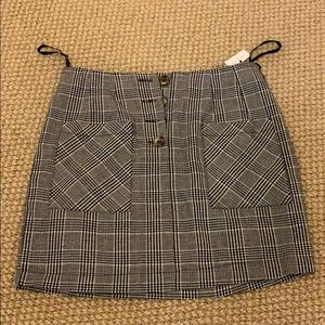 Cotton Candy LA Plaid Skirt - Size S